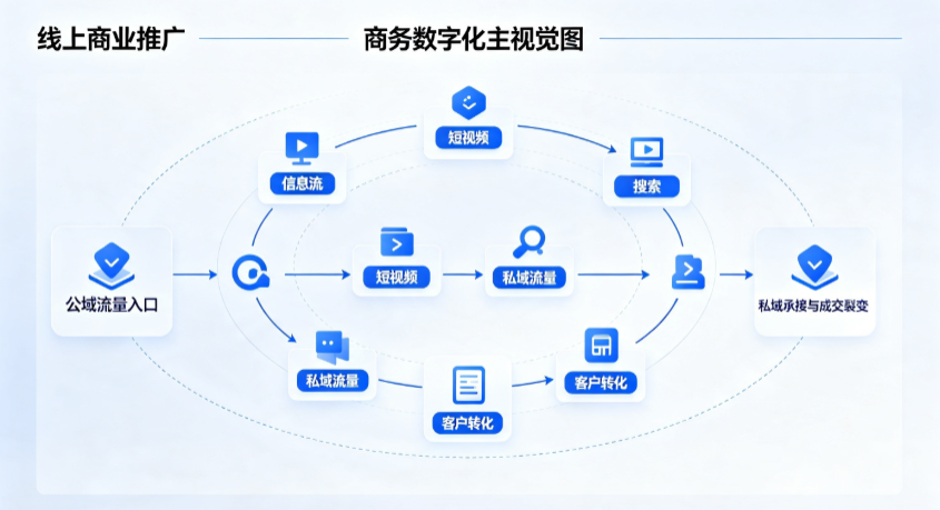 阳曲县线上商业推广怎么做？全域流量闭环搭建与低成本转化实战指南